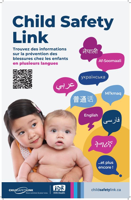 Child Safety Link Poster with QR code