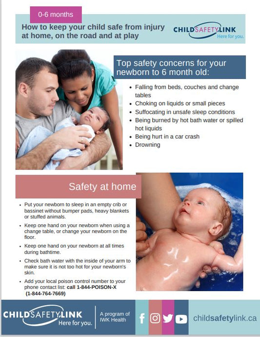 At a Glance: Newborn safety (0-6 months)