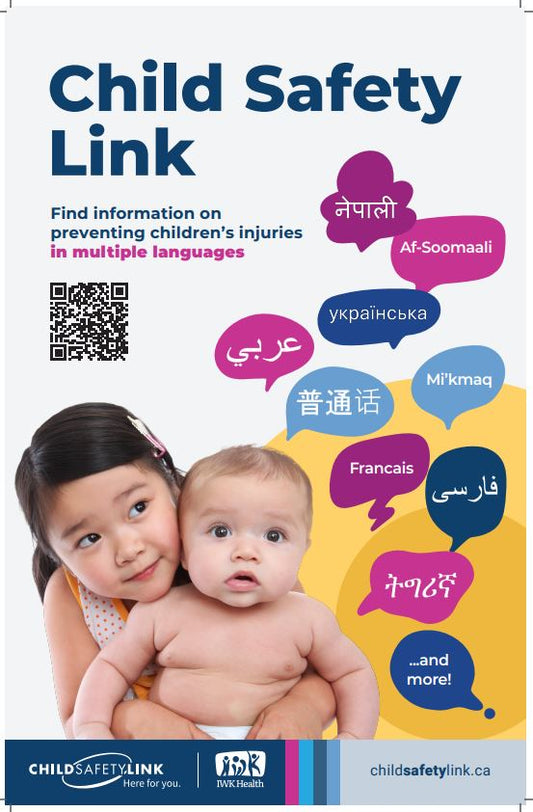 Child Safety Link Poster with QR code