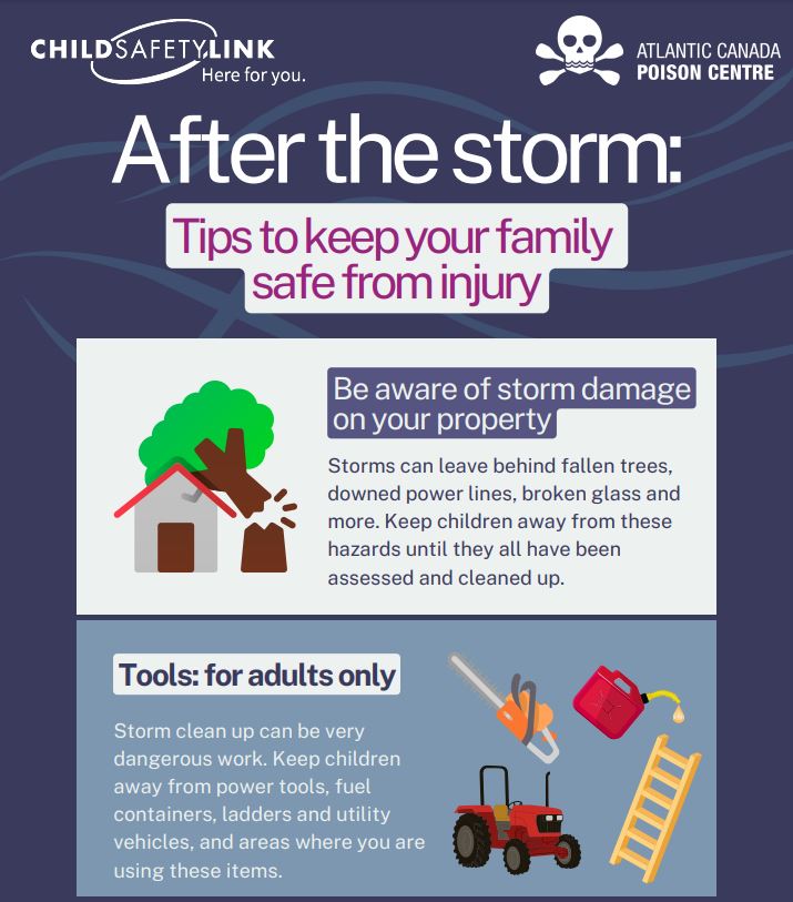 After the storm: Tips to keep your family safe from injury