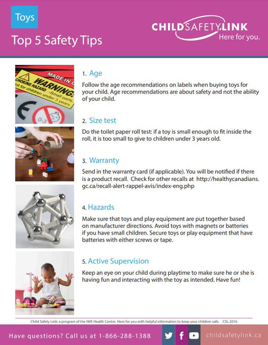 Toy Top 5 Safety Tips